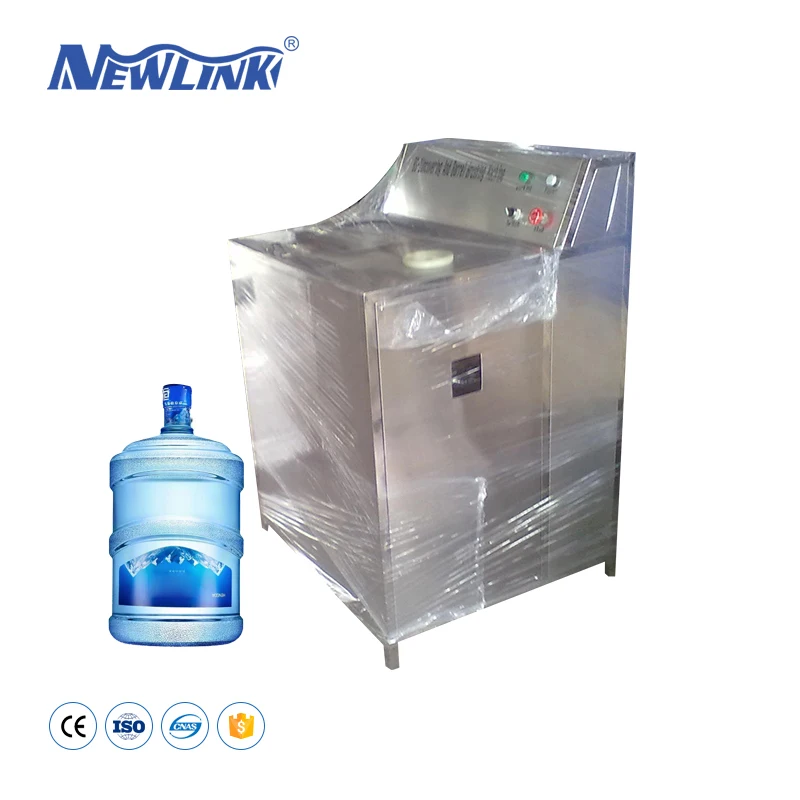 
China Make Semi automatic 19L/18.9L/3-5 gallon bottle washing machine brush cleaning rising water cleaner machine 