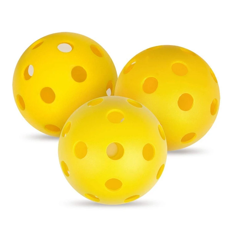 
Wholesale customized high-quality fashion professional indoor 26 hole pickleball balls with USA standard 