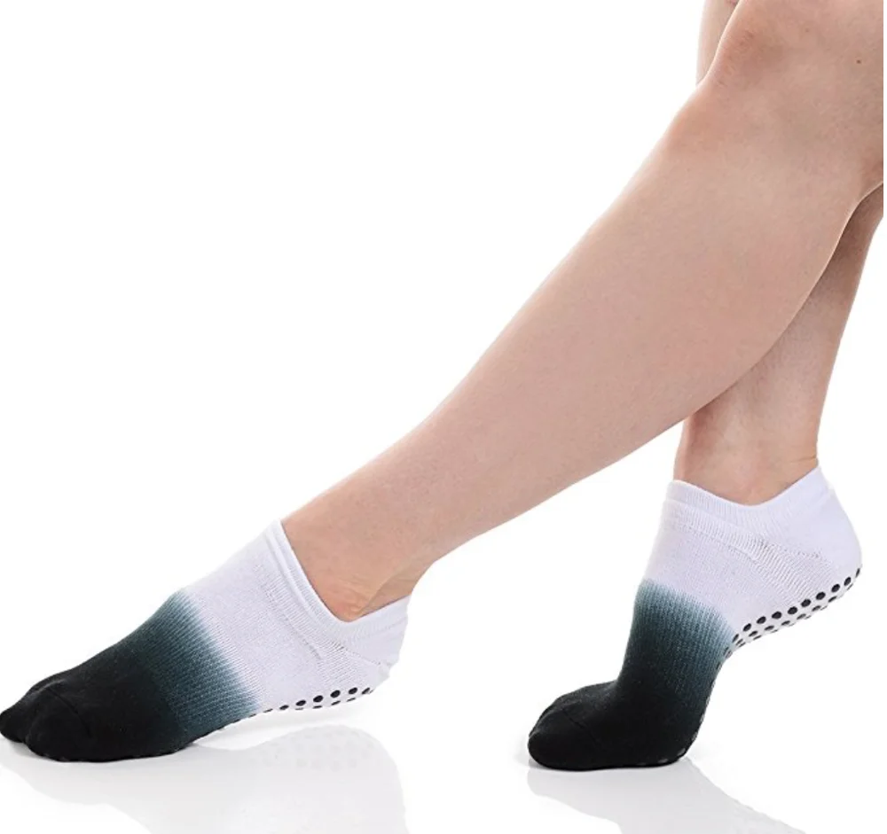 AJ184030 Tie Dye Printed Amazon Yoga Socks Manufacturer! Wholesale Anti-Slip Cotton Yoga Socks For Women
