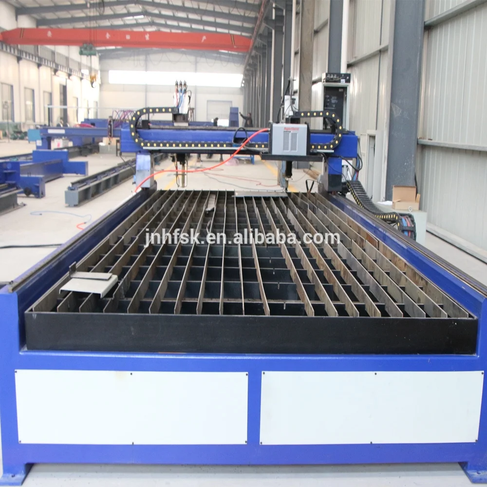 Table Type CNC Plasma and Flame / Gas Cutting Machine for Stainless Steel Sheet/Plate