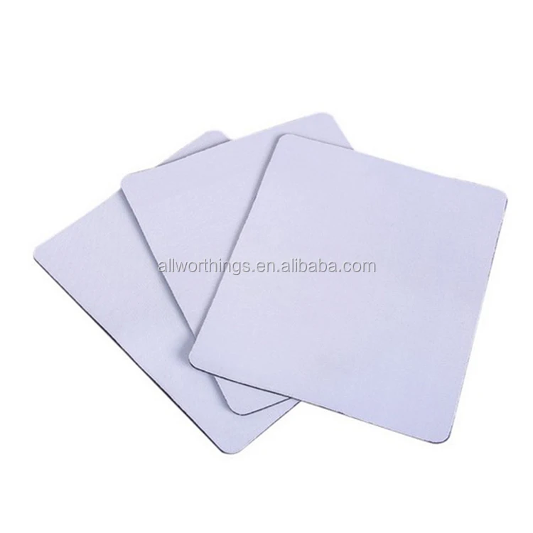 3MM thinknees Blank sublimation white mouse pad playmat