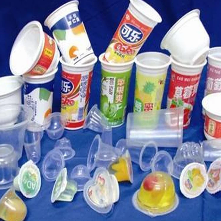 High Speed 4 Color Plastic Cups Offset Printing Machine