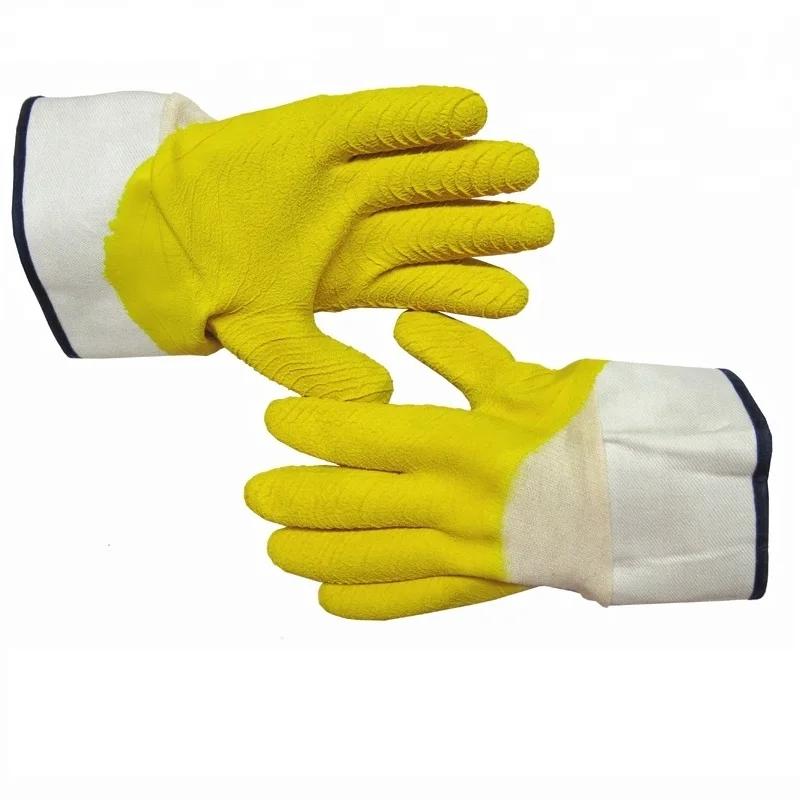 Cut Resistance Garden Gloves Cheap Wear-Resistant Cotton Yarn Knitted Working Protective Gloves For Hand