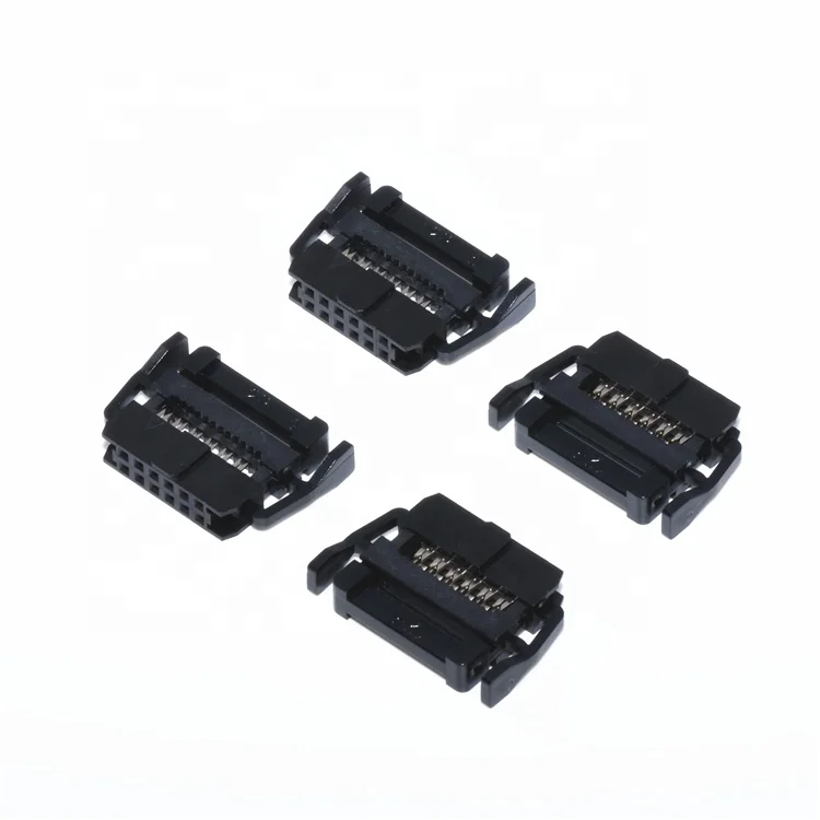 Factory Price Flat ribbon Cable Assembly Socket  2.00mm 12Pin IDC Connector