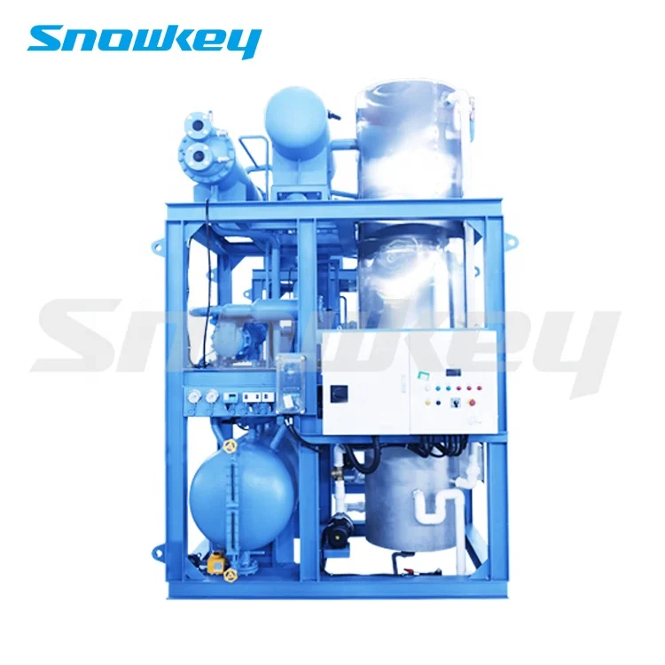 Snowkey Split Type 15 Ton Tube Ice Machine Philippines For Ice Plant