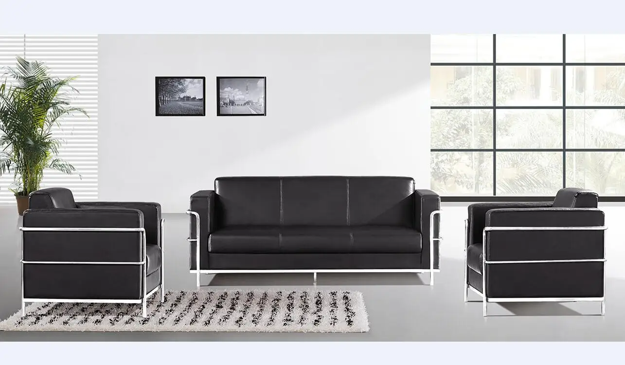 Китай дешевый мягкий диван ожидания из искусственной кожи офисный Chesterfield