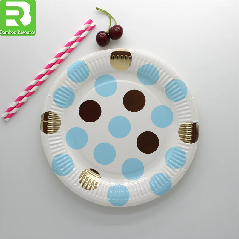7inch 9inch 10inch disposable design your own paper plates