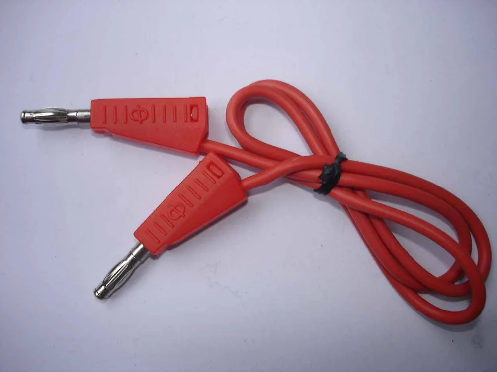 multimeter 4mm banana plug telecommunication test lead with banana plug