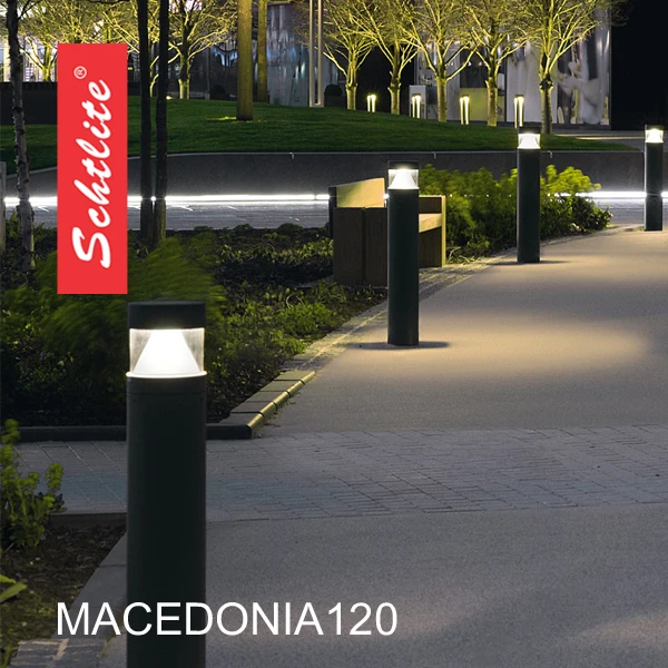 
MACEDONIA 7 Courtyard Aluminium circular IP65 Waterproof Outdoor Post Garden Lawn Light 
