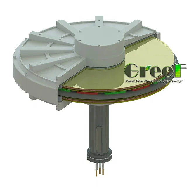 10KW 100RPM 220V 3 phase AC vertical axis PMG