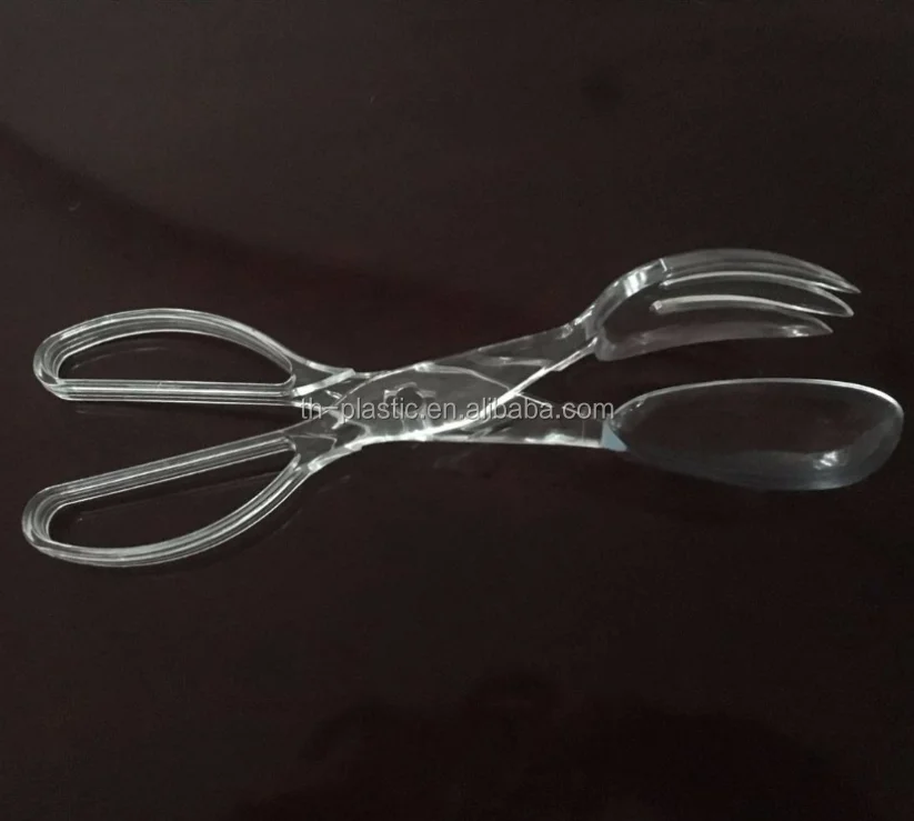 Vegetable and fruit custom hand salad tongs spoon salad serving tools