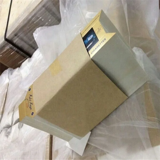 
 Натуральная целлюлозная индивидуальная фирменная сигаретная коробка  