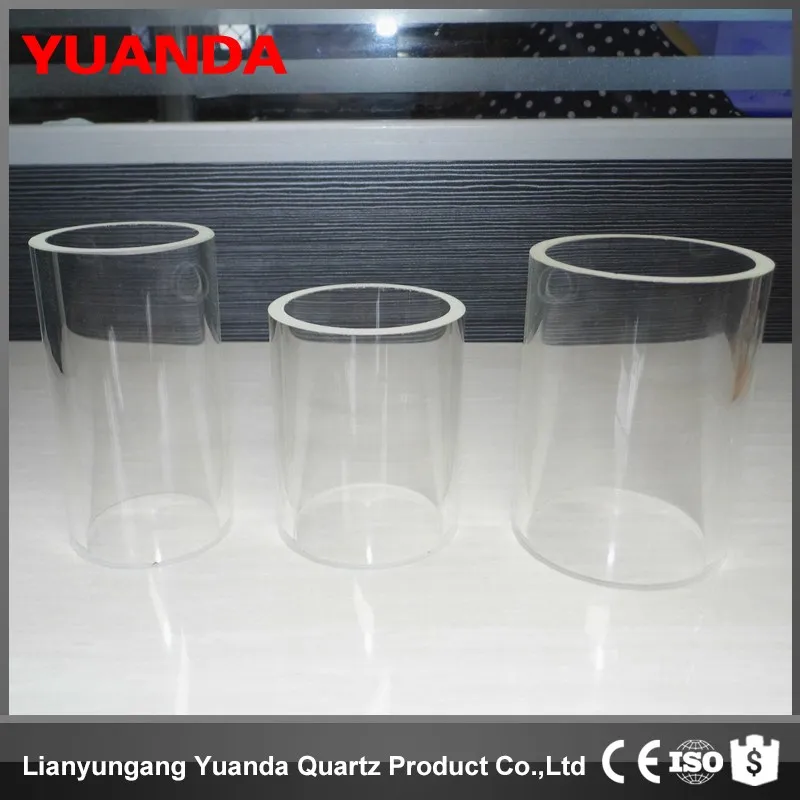 Клиент сделал большого диаметра трубки из кварцевого стекла стирки и сушки оборудования