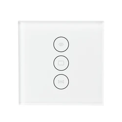New product idea 2022 EU/UK curtains switch automation tuya smart life App remote open/close shutter curtain switches