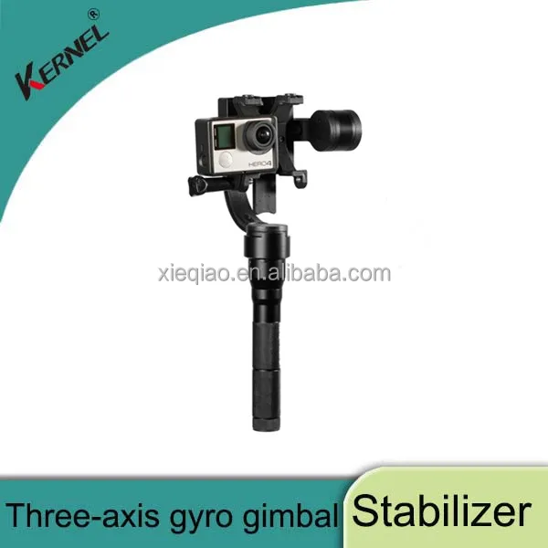 Ядро Ручной dslr 3-осные gimbal стабилизатор Gropo hero4 камеры Стабилизатор 3 оси gimbal