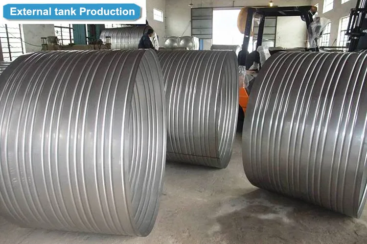 Stainless Steel Pressurized Solar water storage tank1000L ~ 5000L