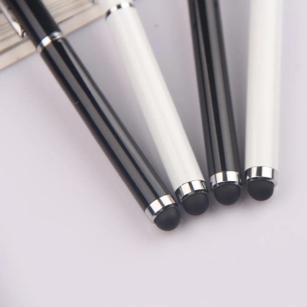 Best selling short cheap gift metal ballpoint pen with custom logo stylus touch metal ball pen