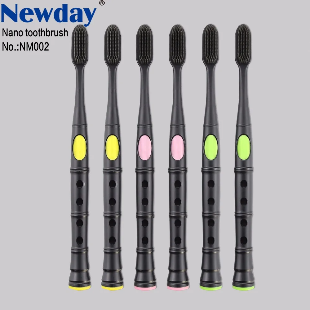 
latest design adult toothbrush with soft nano bristles from yanchen factory 