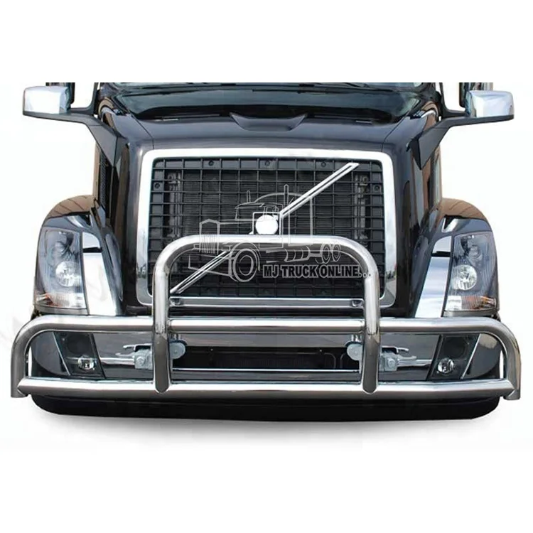 Factory Top Selling Universal Truck Deer Guard for VOLVO VNL Front Bumper Guard Fits Semi  Heavy-duty Trucks