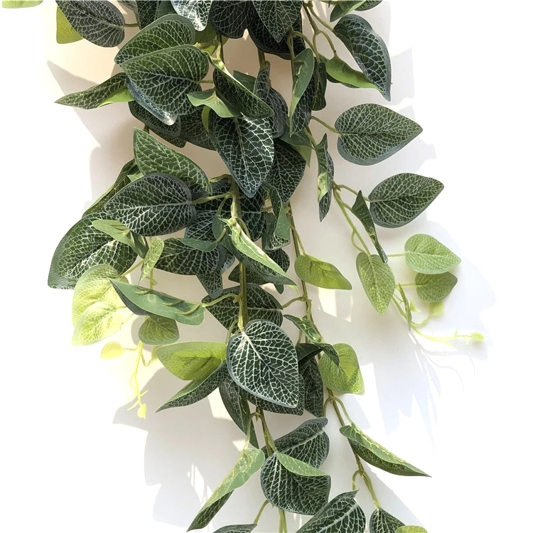Wholesale Plastic Artificial Green Leaves Spring Grass Wall Hangings Plants for Decoration