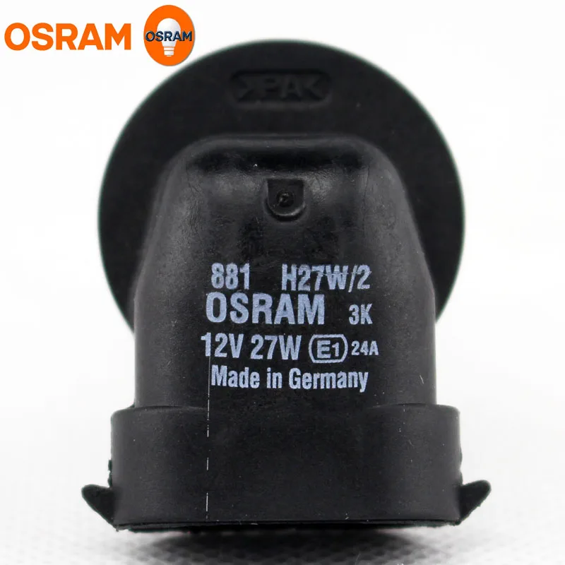 
Osram 881 12V H27W/2 made in Germany E1 auto bulb 