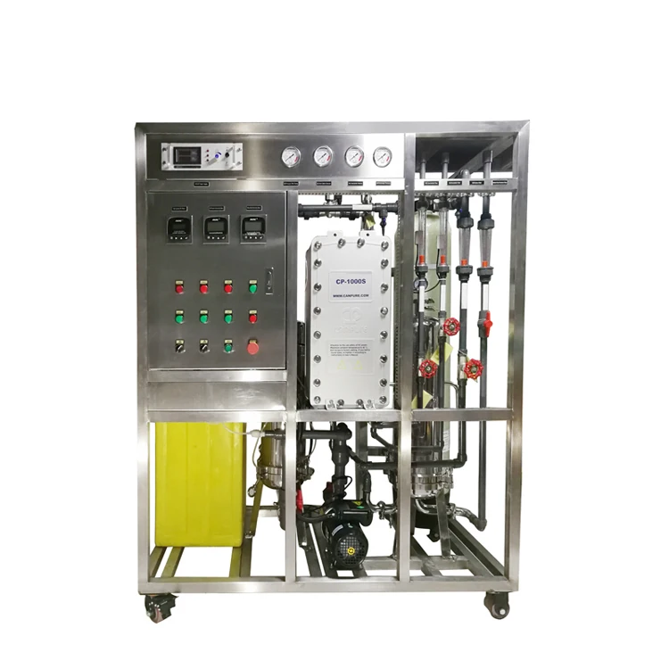 1000LPH RO EDI System and Mixed Bed