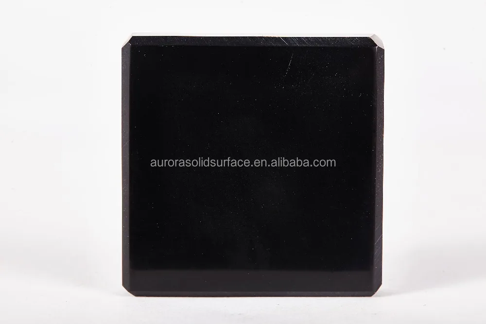 Industrial Construction 100% Pure Red Acrylic Resin Solid Surface Sheets / Artificial Marble / With All Kinds Of Shape