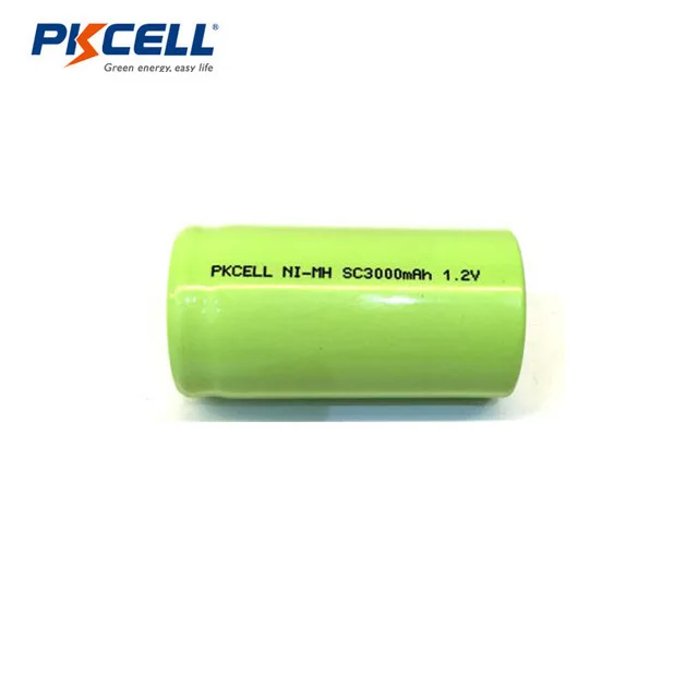 Pkcell 1.2v ni-mh sc3000mah rechargeable battery for power tools