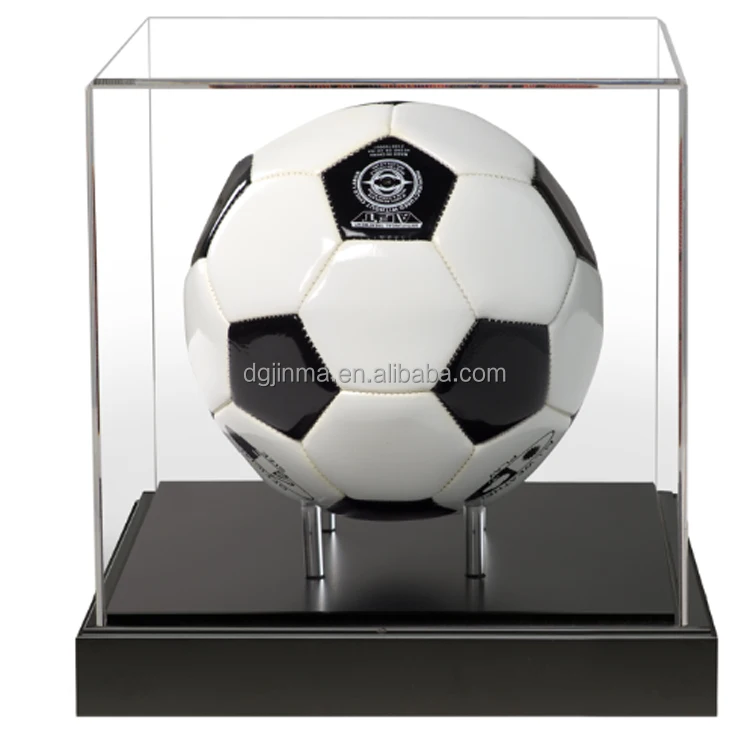 Free Design Custom Free Standing Soccer Ball Display Base Stand For Acrylic Box