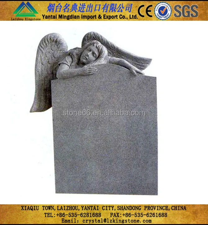 gravestone angel tombstones,China nature stone tombstone