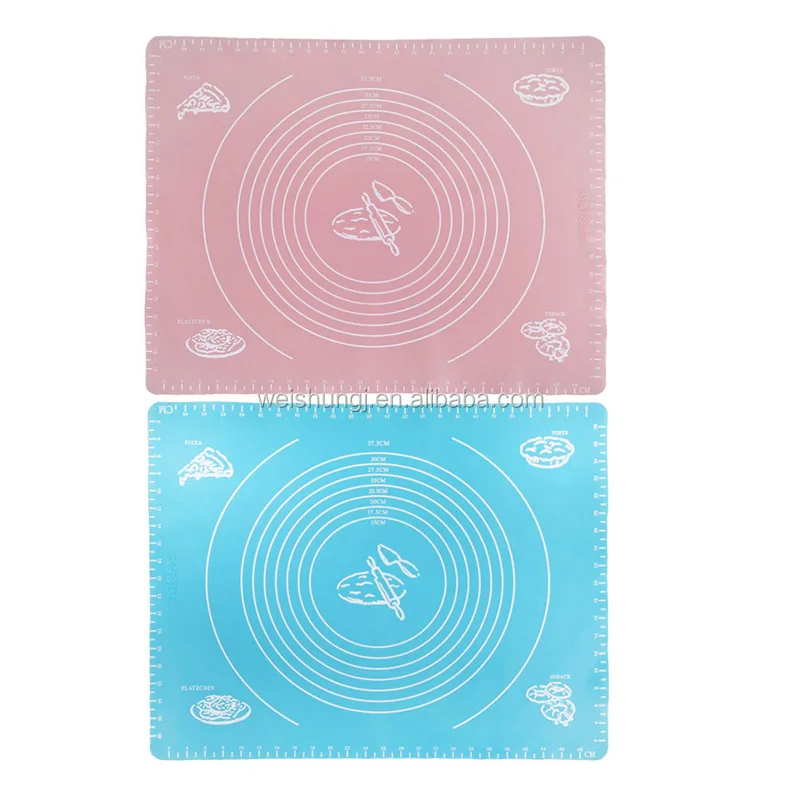Food grade flexible pastry mat oven heat resistant reusable rubber silicone baking sheet