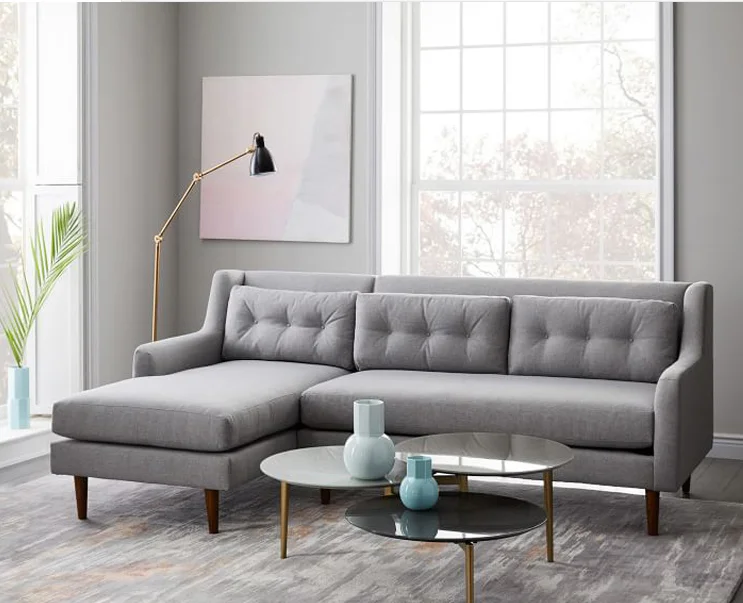 
Modern Living Room Furniture Small Fabric Sofa 