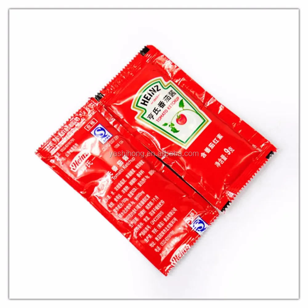Wholesale Custom printing tomato ketchup sauce packaging film roll