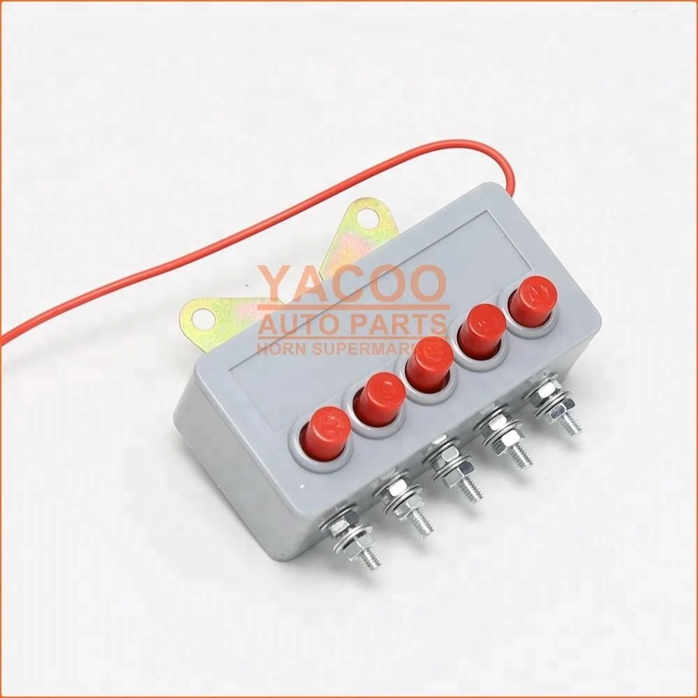 Universal Electric Truck Horns Trumpet Silver Plate Air Horn Long Loud Sound Air Horns for sale