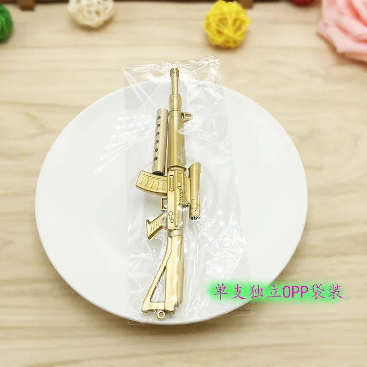 Wholesale cheap plastic cool gun shape novelty gel pen for school kids