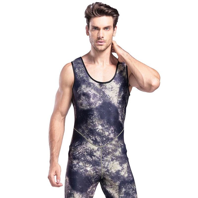 Wholesale custom made 3mm neoprene men fullbody lifurious surfing spearfishing wetsuits