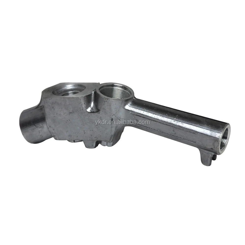 aluminum die casting China foundry supply aluminum alloy Gravity casting Cast nozzle body aluminum flange