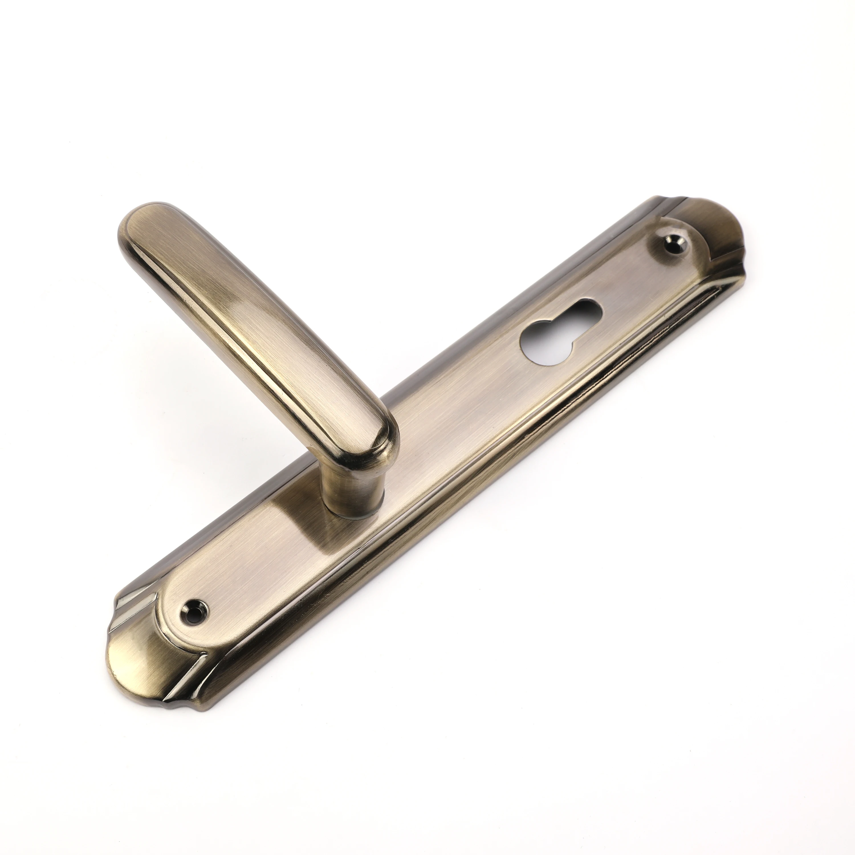 
Africa hot sale design Aluminum Iron doorlock handle cylinders low price hotel Zinc door lock 