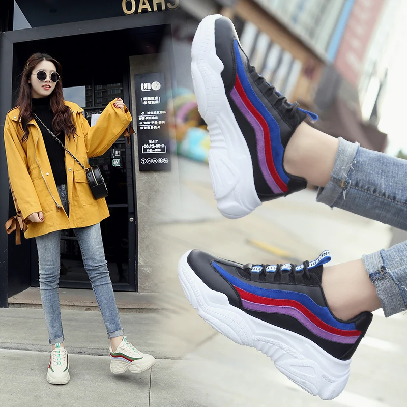 Fashion cheap boots sports sneaker snickers for ladies China factory wholesale women corporate shoes