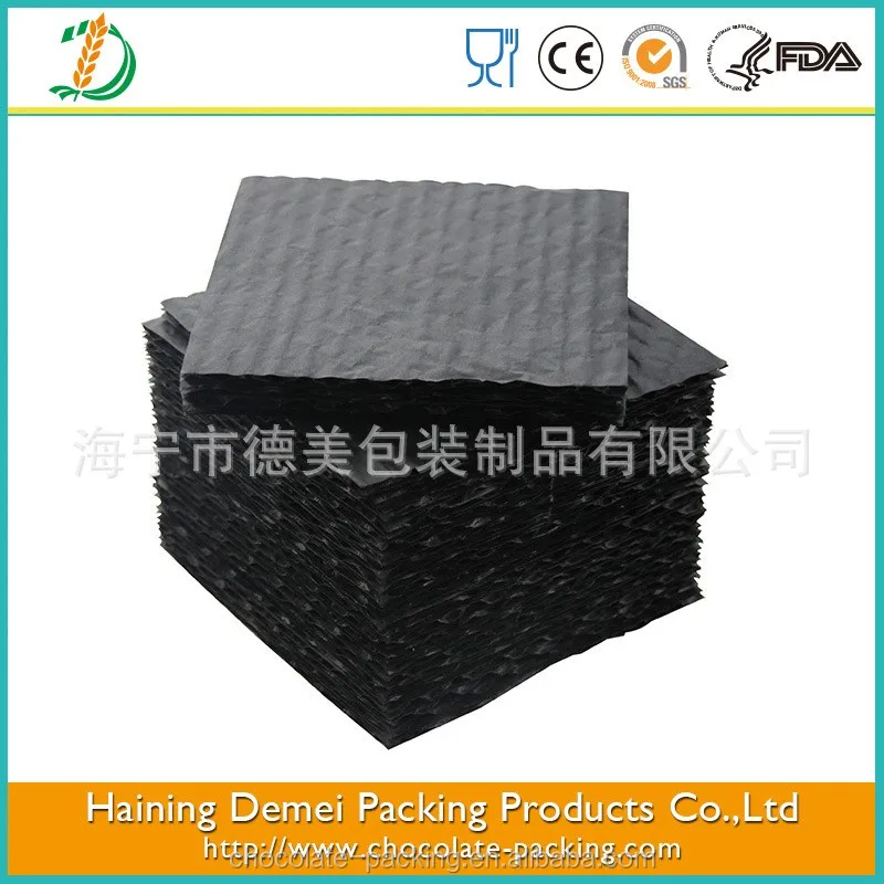 
Food packaging plastic wrapping chocolate paper cushion pad china supplier health convenient 