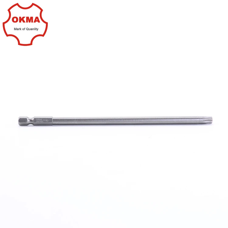 OKMA Automatic Factory Manufacture Electricscrew Driver Bit Torx Screwdriver Bits  torx 110mm and precision screwdriver