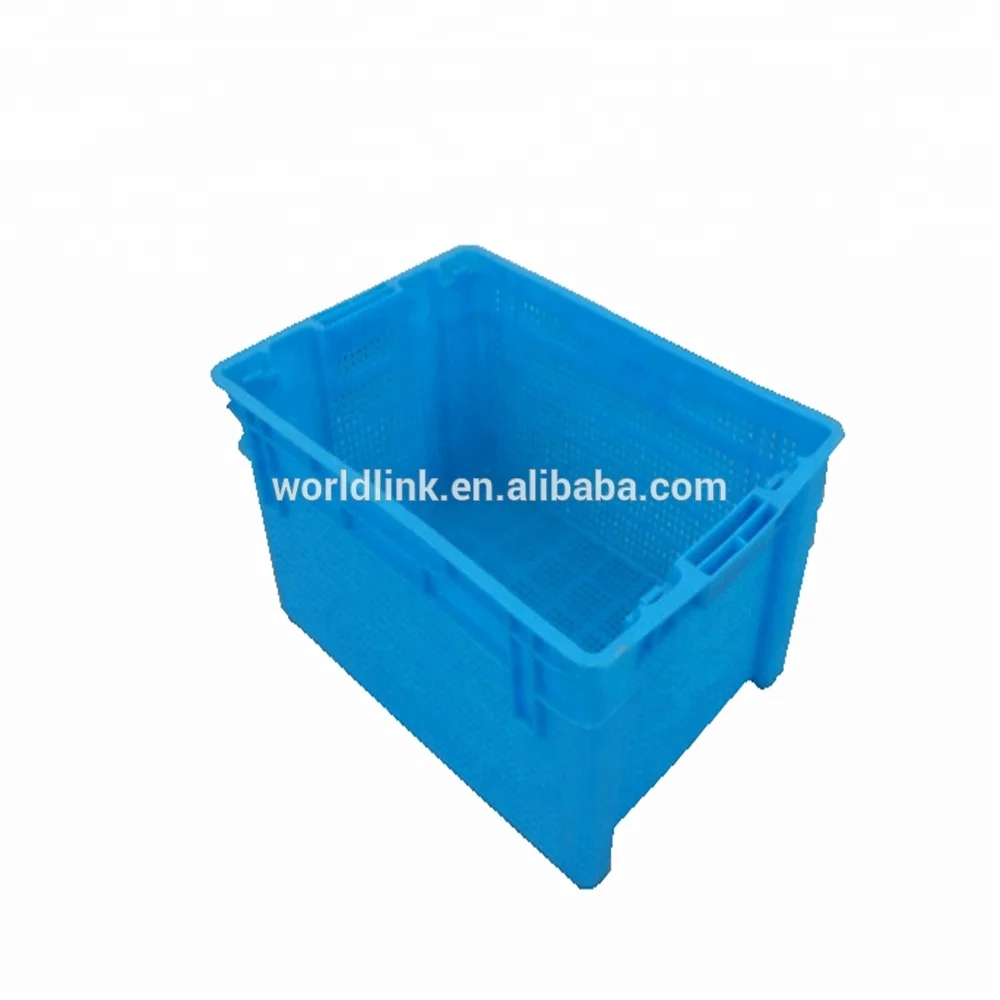 Food Grade Stackable and Nestable Plastic Mesh Tote
