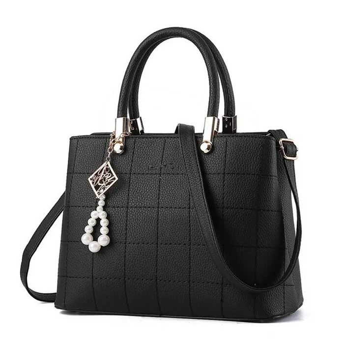 New design fashion simple bags pink woman handbag for ladies