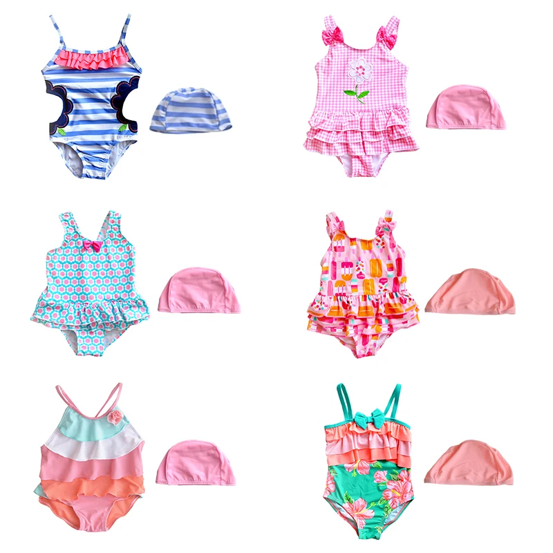 Hot Style Ins Kids Bathing Suit Cute Girl Photo Swimsuit Swimwear Board Shorts Fashion Beach Wear Kids