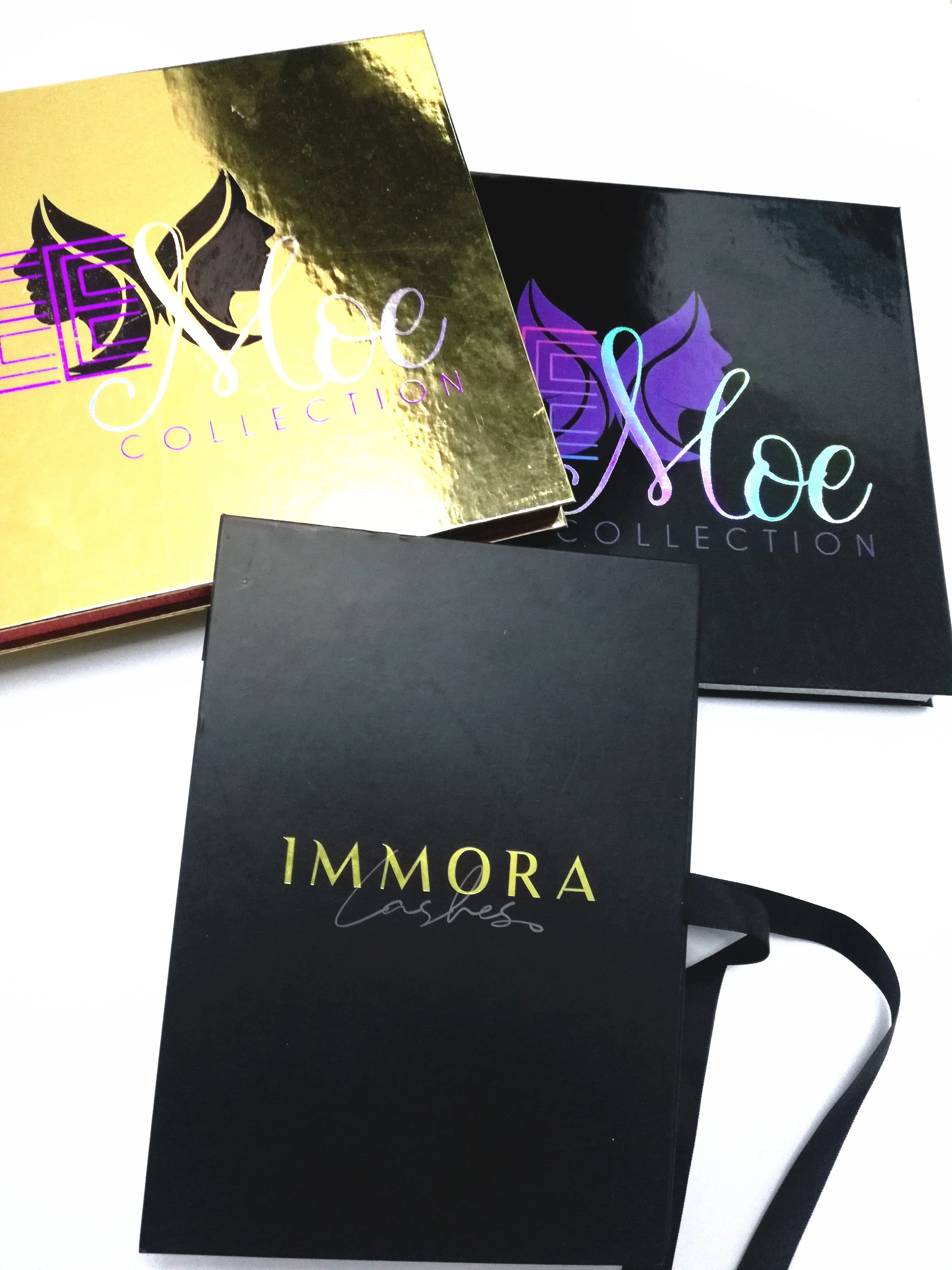 
Custom 16 Pairs Eyelash Book Packaging Private Label 3D Mink Lash Book 