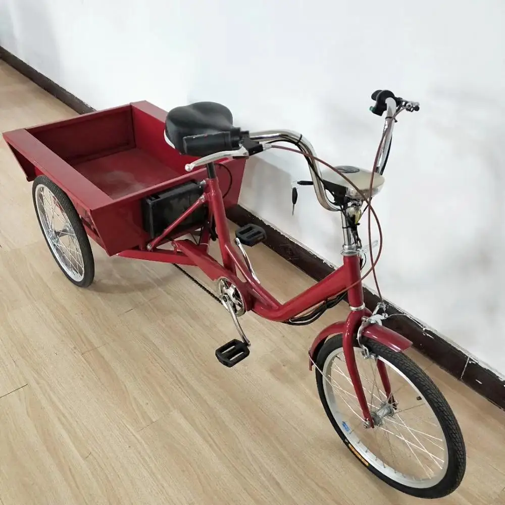 Hot sale three wheel electric tricycle adult/adult tricycle bike 26 in/adult tricycle dual seat