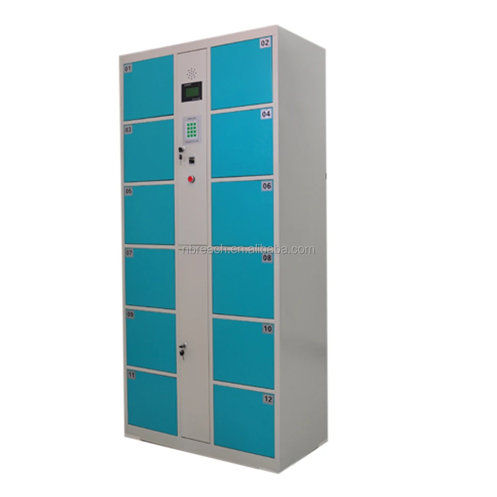 Fingerprint delivery intelligent gym outdoor parcel locker system digital electronic steel smart