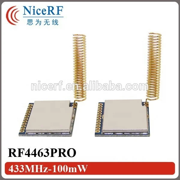 G-NiceRF 433 MHz FSK RF Transmitter and Receiver Si4463 Module RF4463PRO