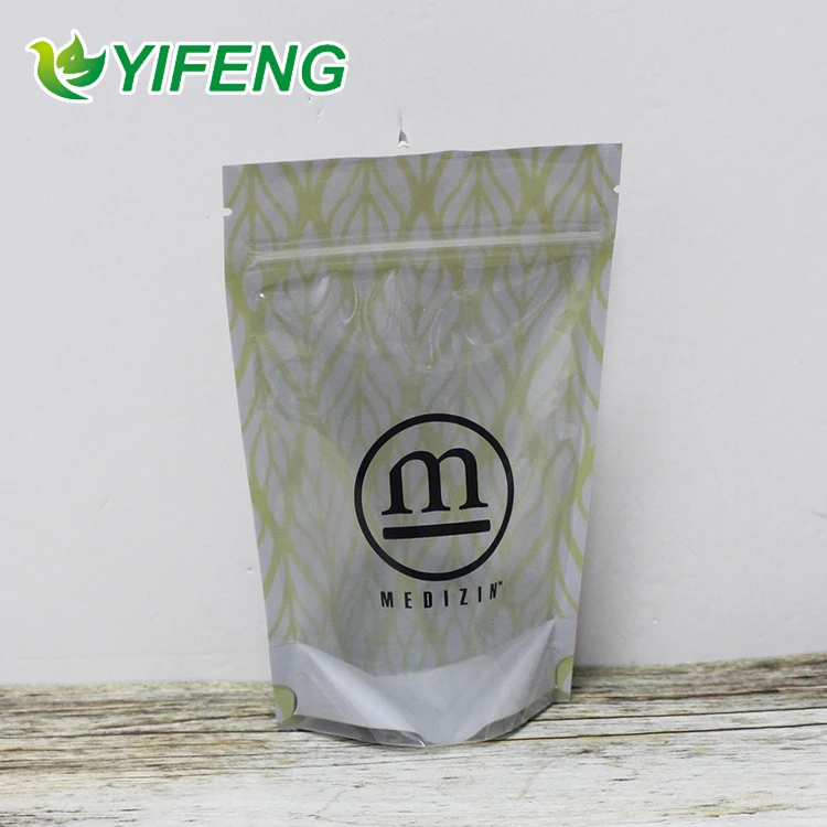 wholesale small transparent stand up pouch matte black mylar ziplock aluminum foil plastic bag