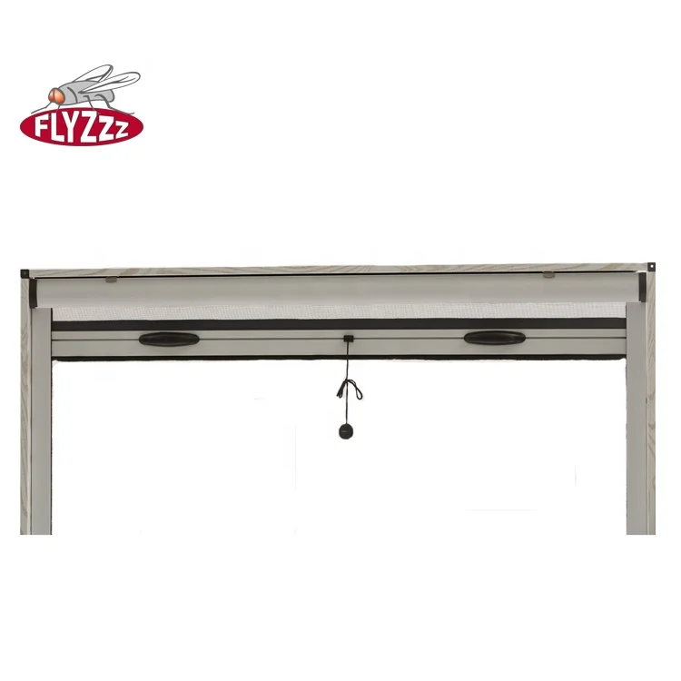 Modern Rolling Retractable Aluminium Alloy Insect Control roll screen Window with Fiberglass Insect Screen Mesh